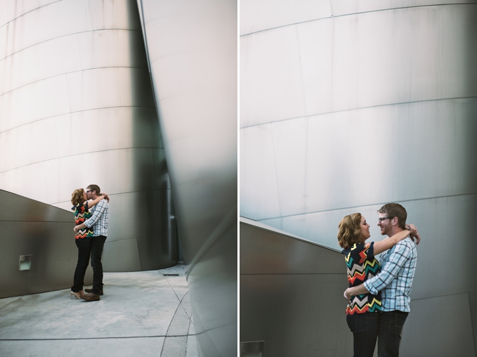 Walt Disney Concert Hall Engagement Session, Southern California Wedding Photographers, D'Avello Photography, www.davello.com